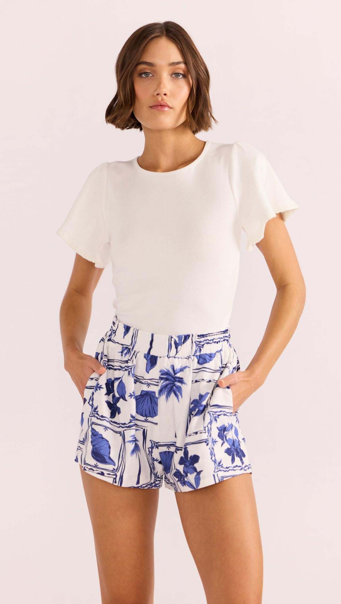 Odette Flutter Tee-MINKPINK