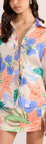 Ravina Tie Shirt-TOPS - LONG SLEEVE-MINKPINK