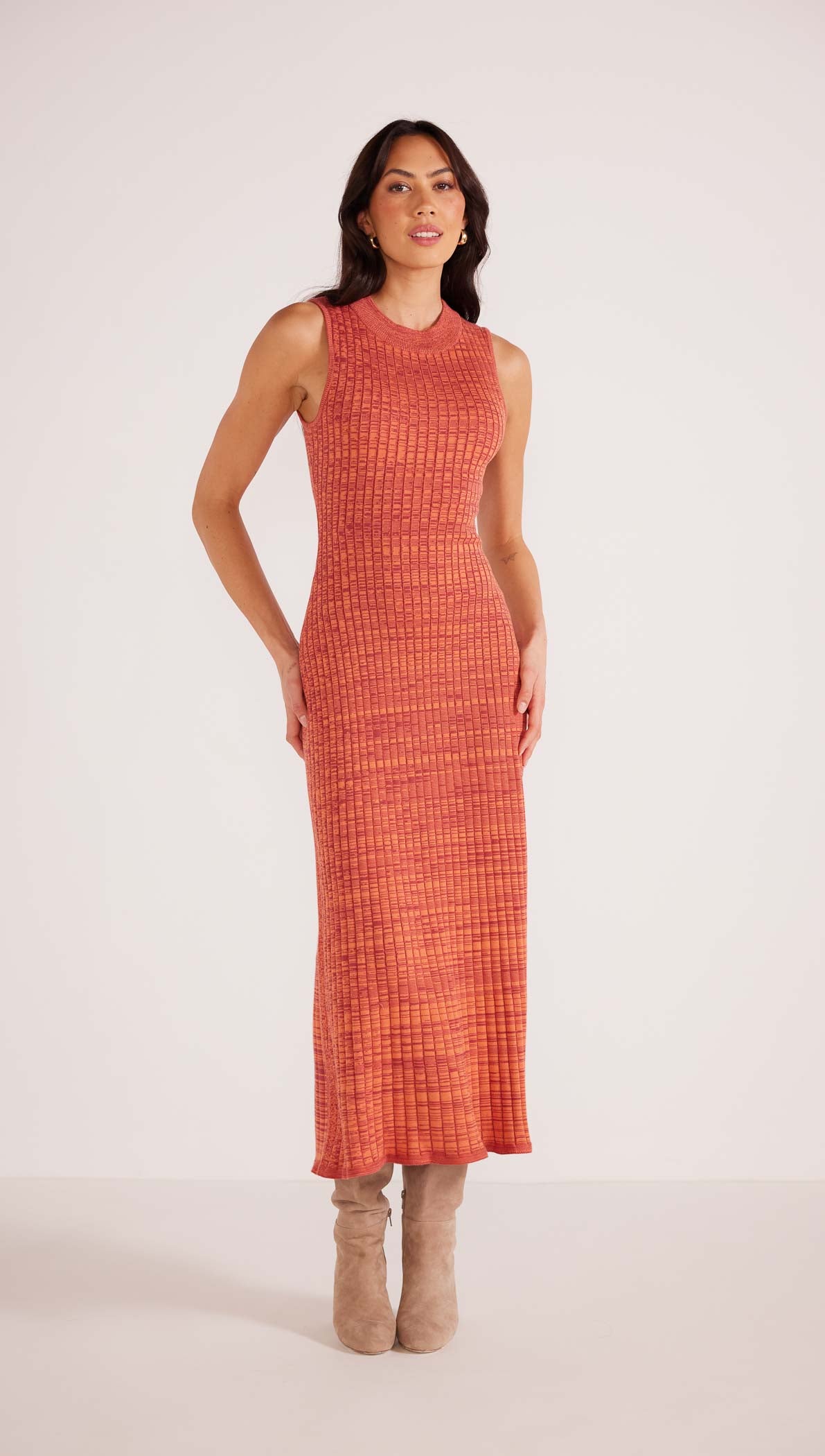 Raphael Knit Midi Dress-MINKPINK