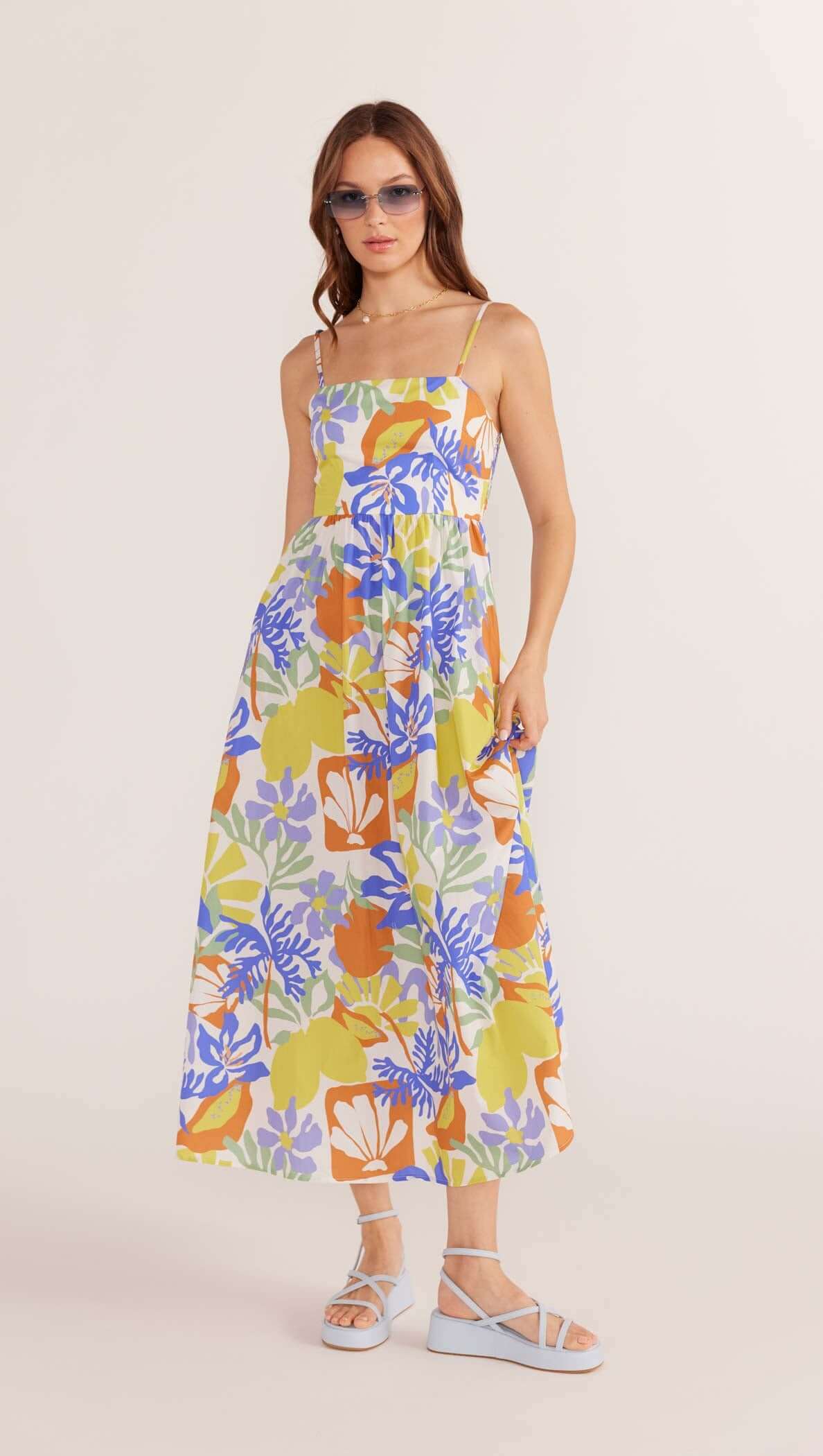 Dahlia Empire Midi Dress - Final Sale - MINKPINK Dahlia Empire Midi Dress - Final Sale - MINKPINK