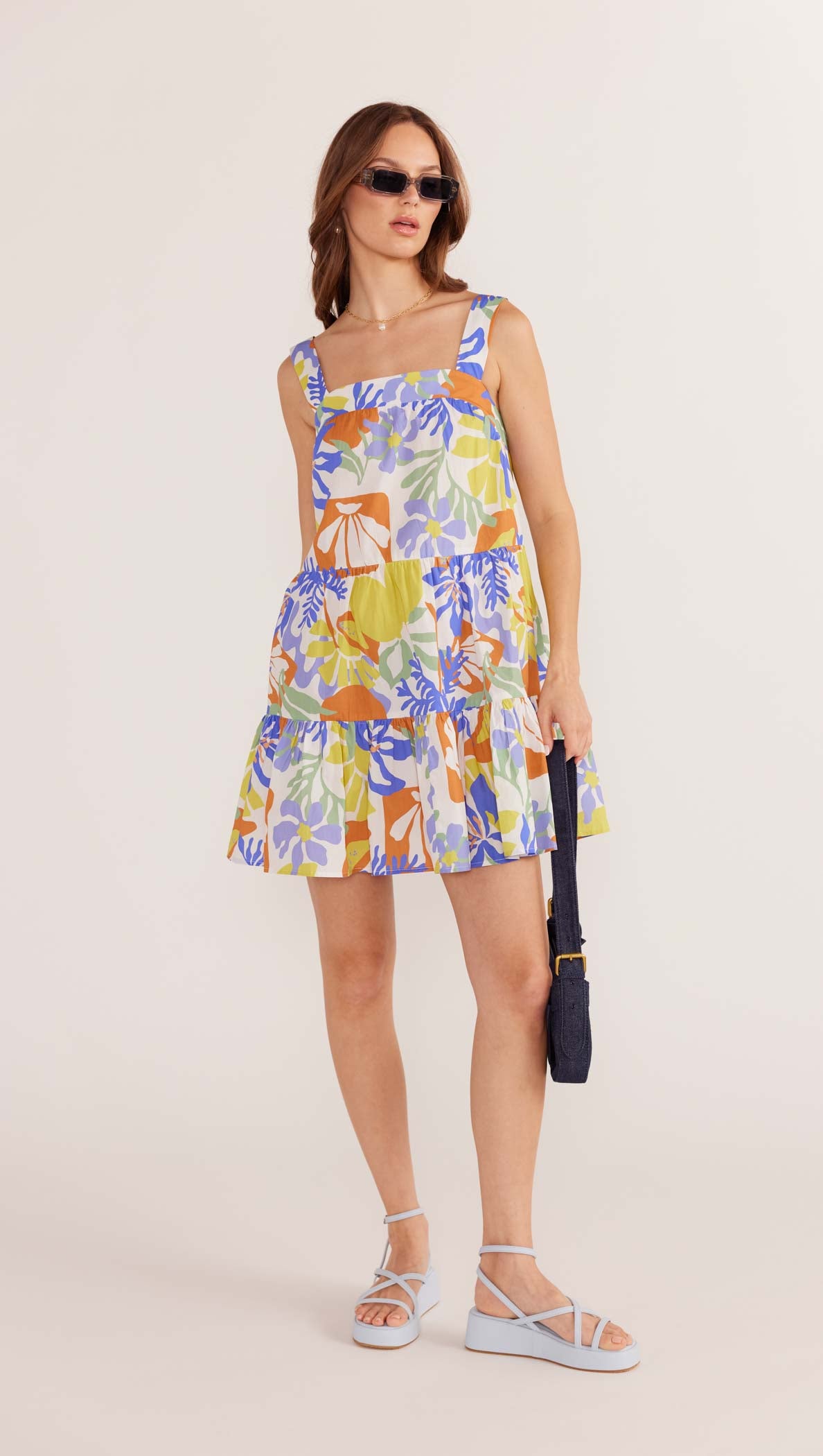 Dahlia Tiered Mini Dress-MINKPINK