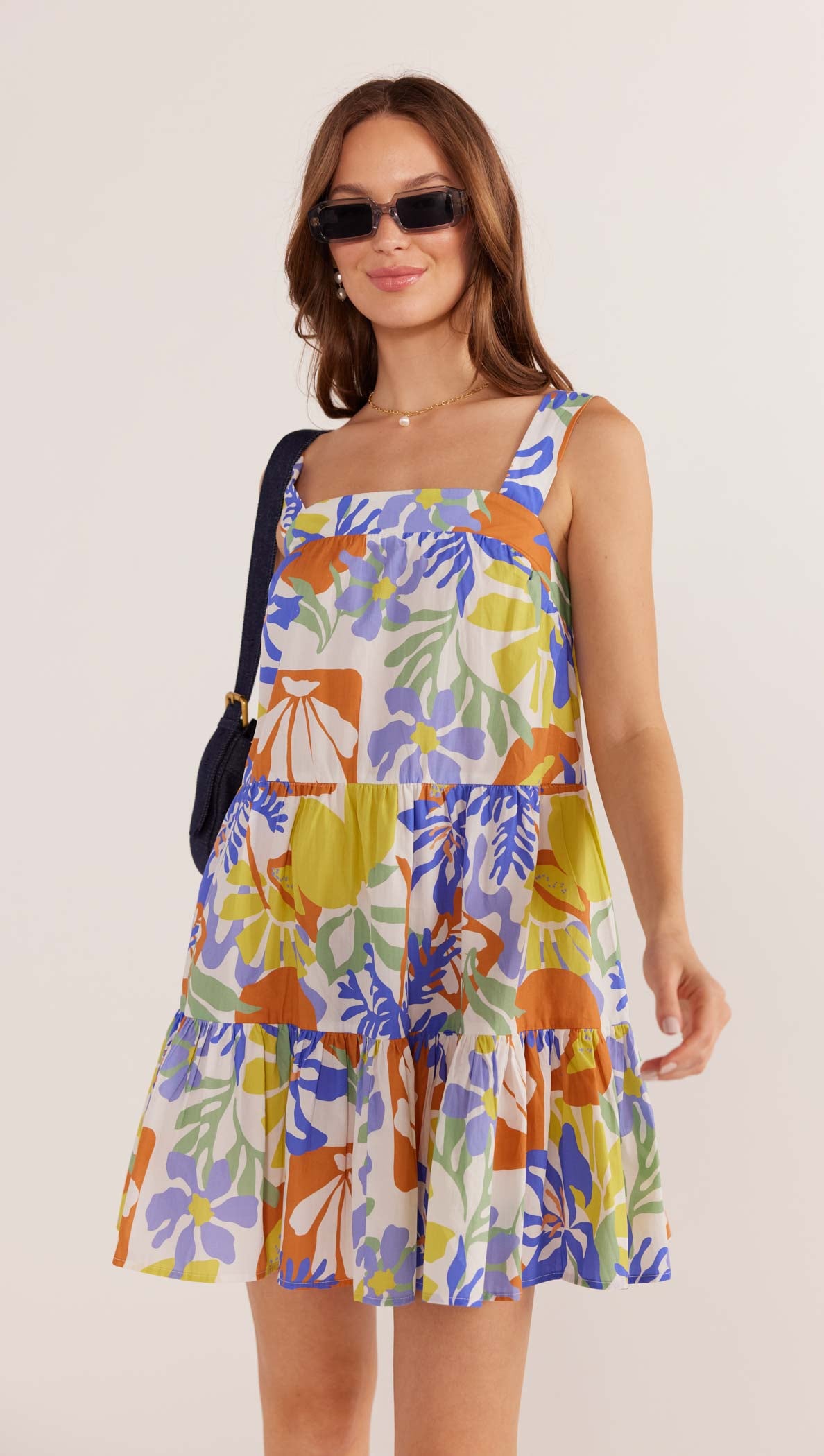 Dahlia Tiered Mini Dress-MINKPINK