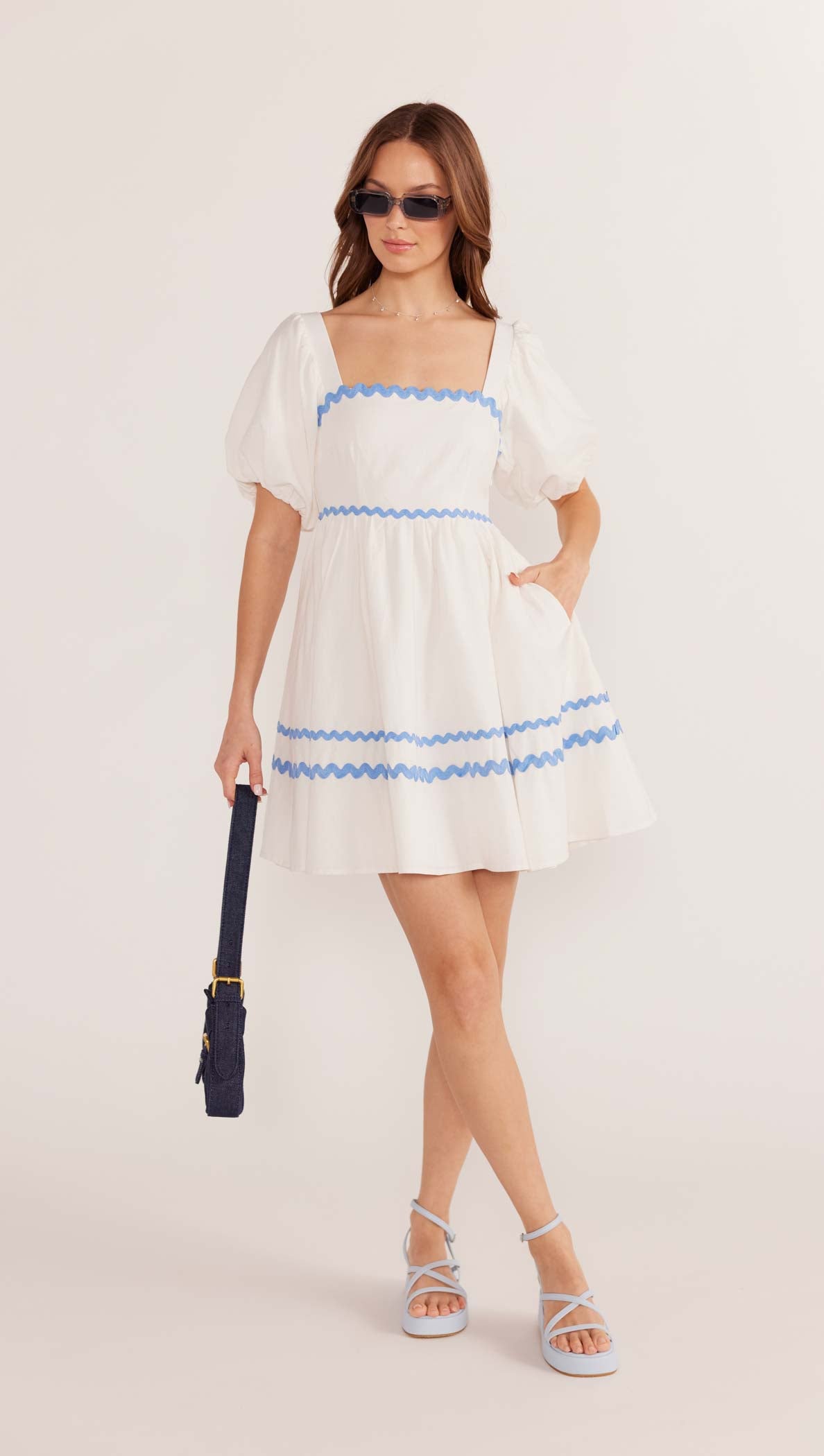 Yareli Rikrak Mini Dress-MINKPINK