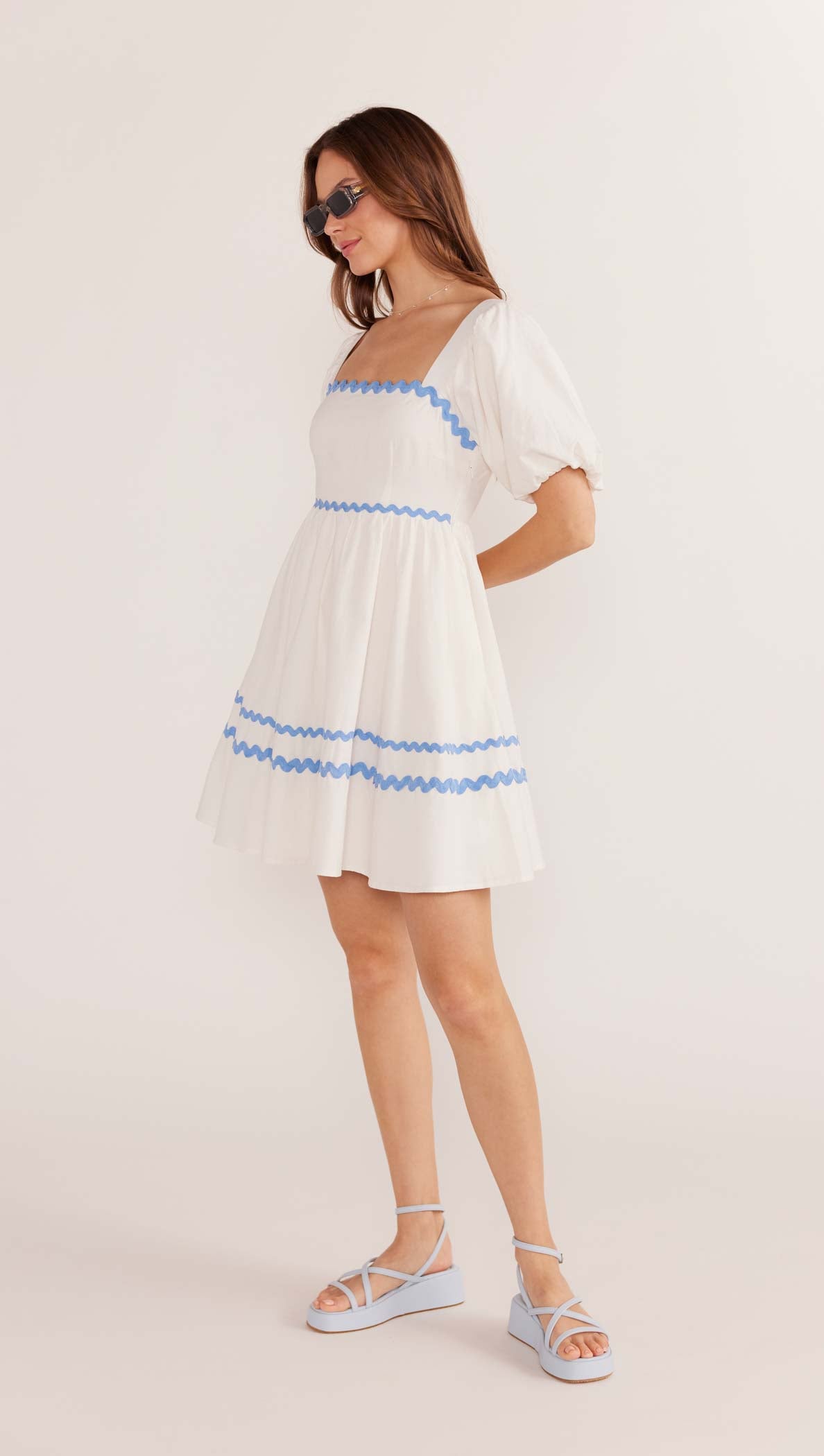 Yareli Rikrak Mini Dress-MINKPINK