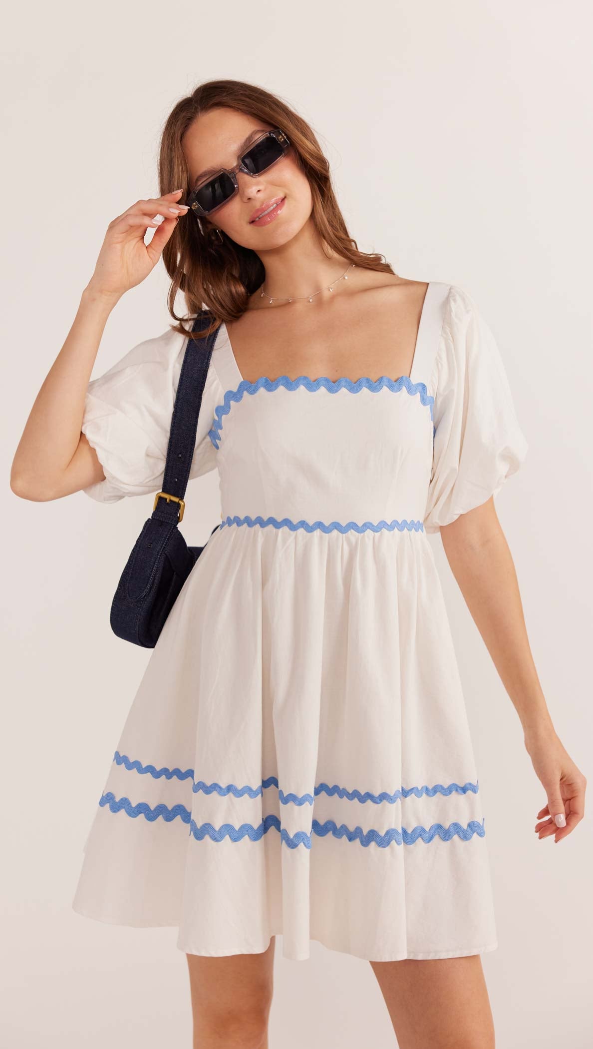 Yareli Rikrak Mini Dress-MINKPINK