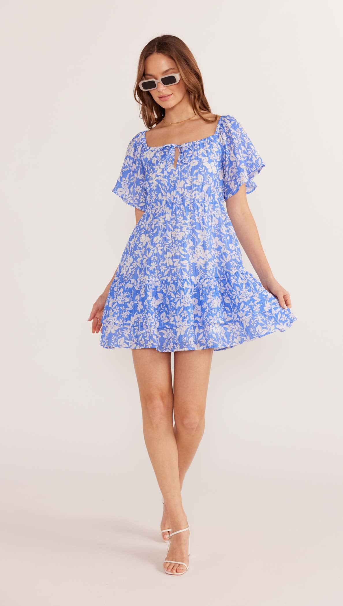 Waverly Flutter Mini Dress-MINKPINK