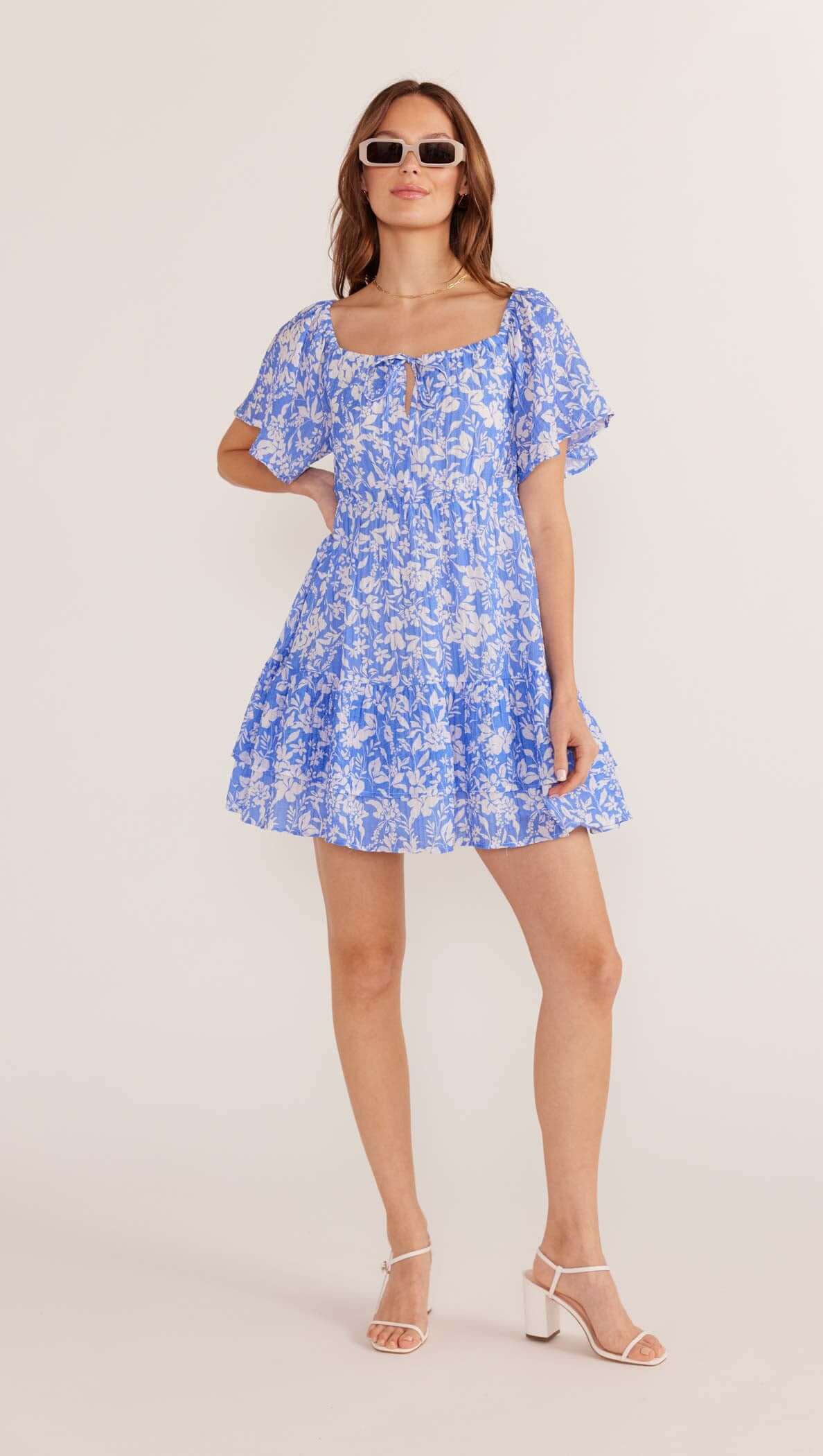 Waverly Flutter Mini Dress - Final Sale - MINKPINK Waverly Flutter Mini Dress - Final Sale - MINKPINK