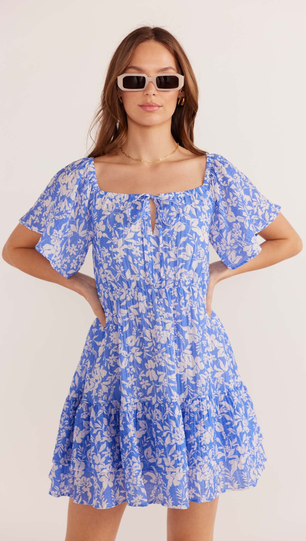 Waverly Flutter Mini Dress-MINKPINK
