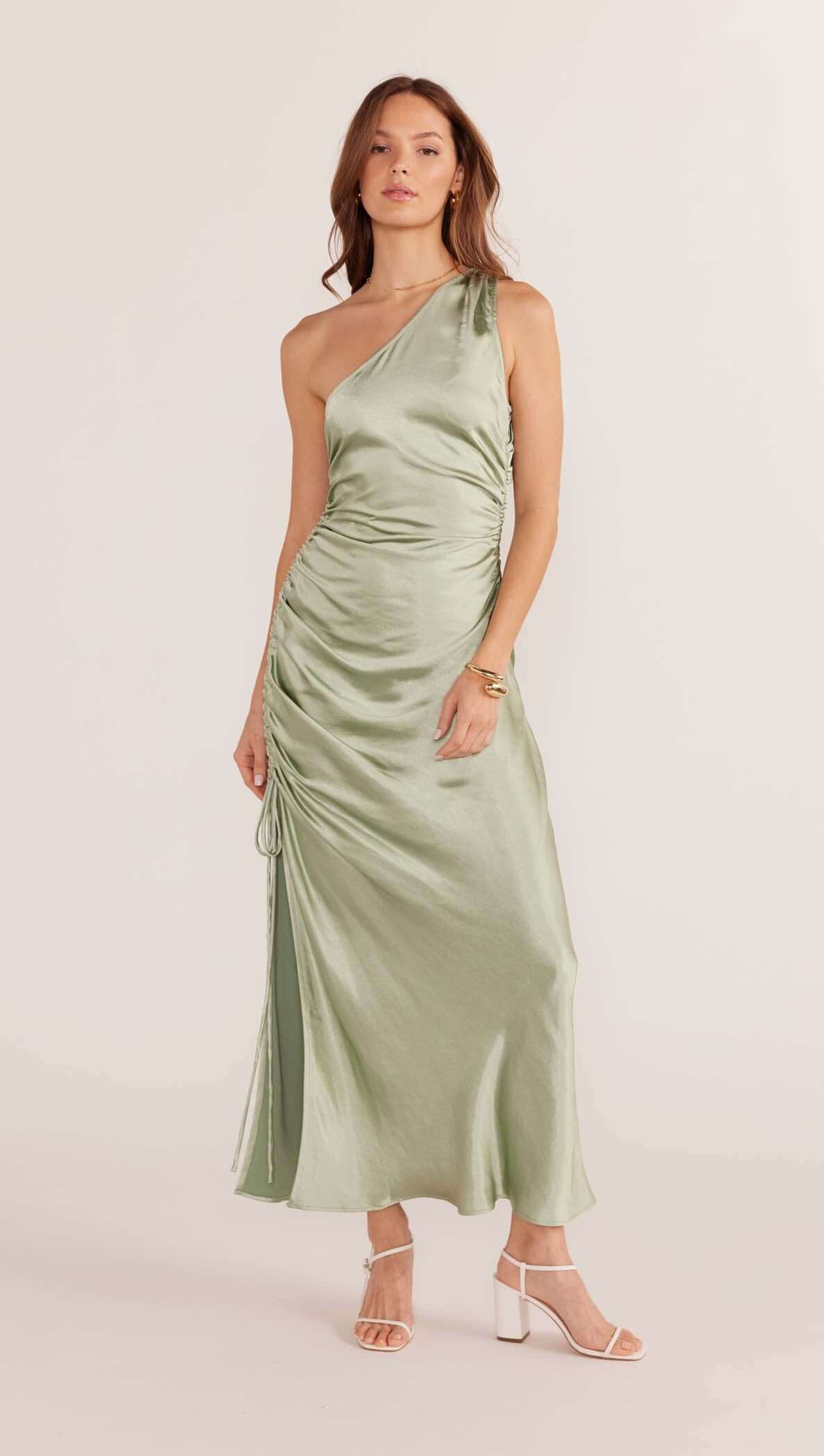 Verda One Shoulder Midi Dress - Final Sale - MINKPINK Verda One Shoulder Midi Dress - Final Sale - MINKPINK