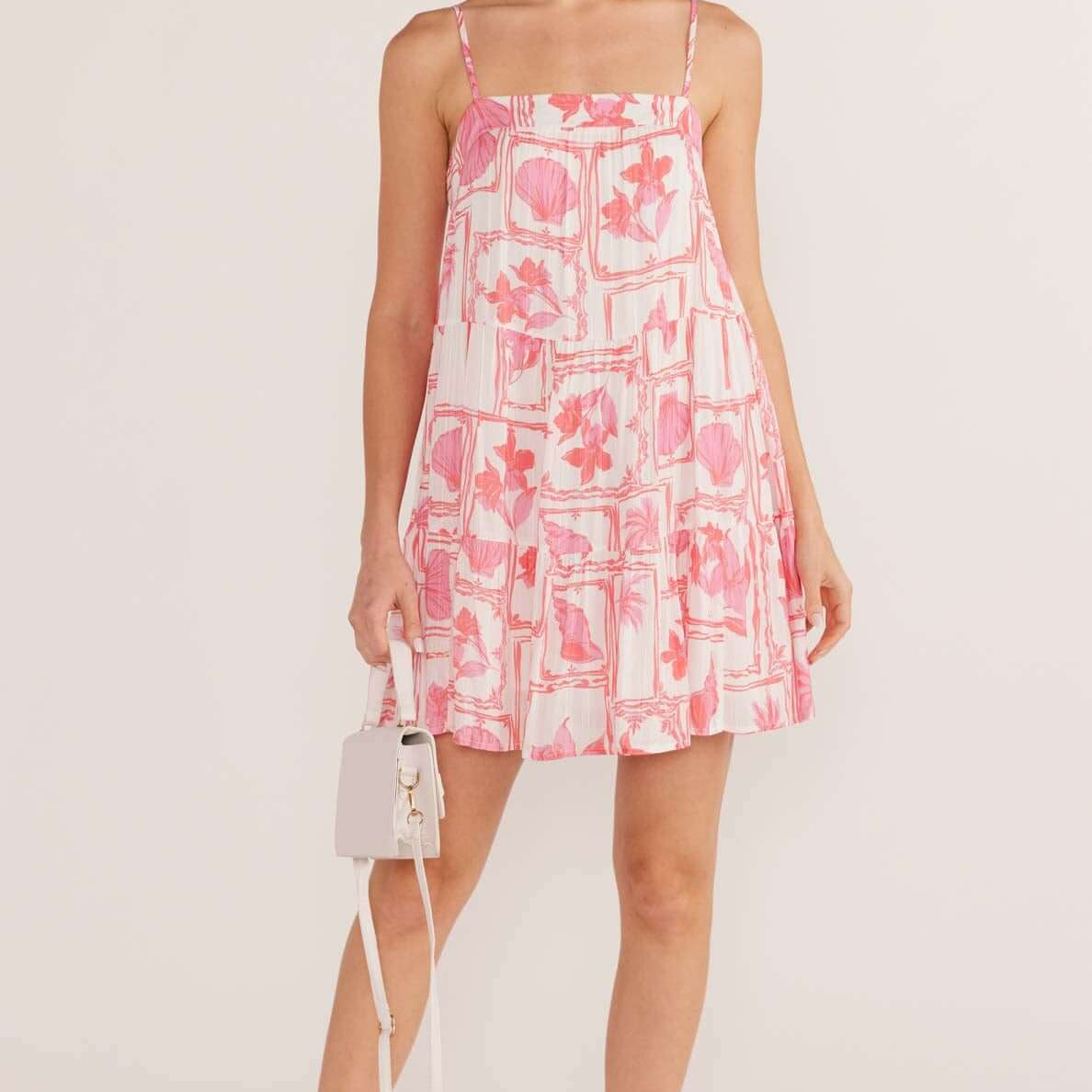 Bria Tiered Mini Dress-MINKPINK