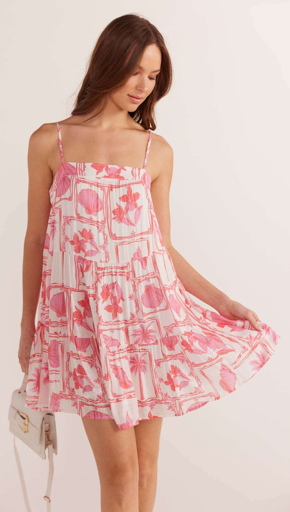 Bria Tiered Mini Dress-MINKPINK