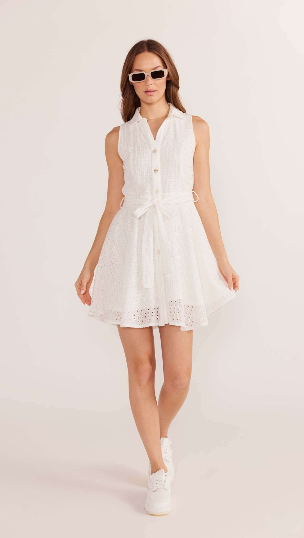 Frida Broderie Mini Dress - Final Sale - MINKPINK