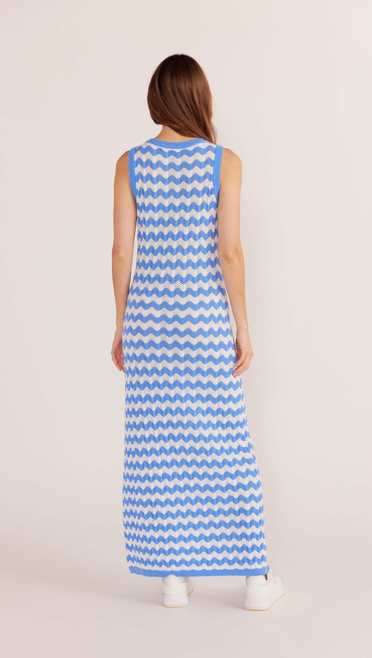 Dina Stripe Knit Midi Dress-MINKPINK