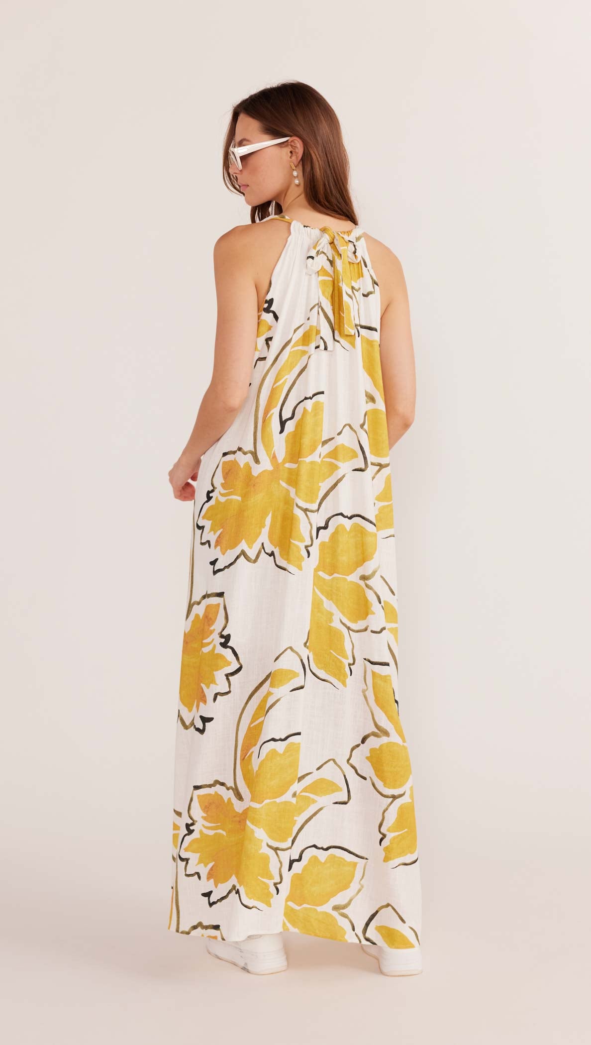 Zuri Halter Neck Maxi Dress