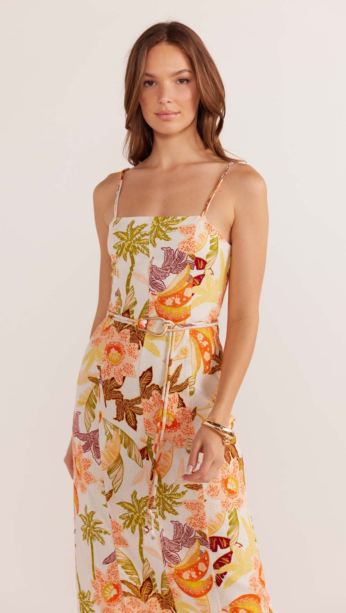 Sarai Panelled Midi Dress