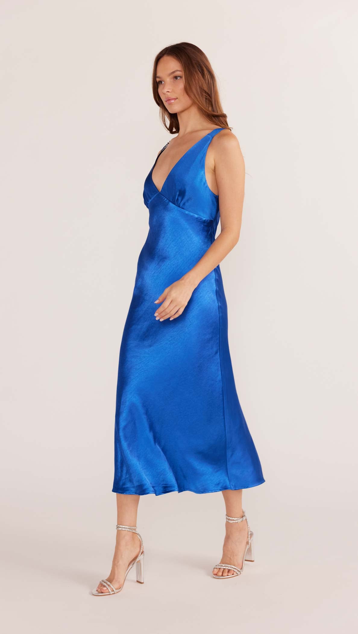 Aoki Bias Slip Midi Dress-MINKPINK