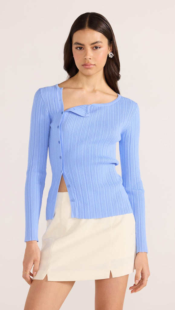 ZINNIA ASYMMETRIC KNIT TOP at MINKPINK