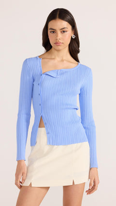 ZINNIA ASYMMETRIC KNIT TOP at MINKPINK