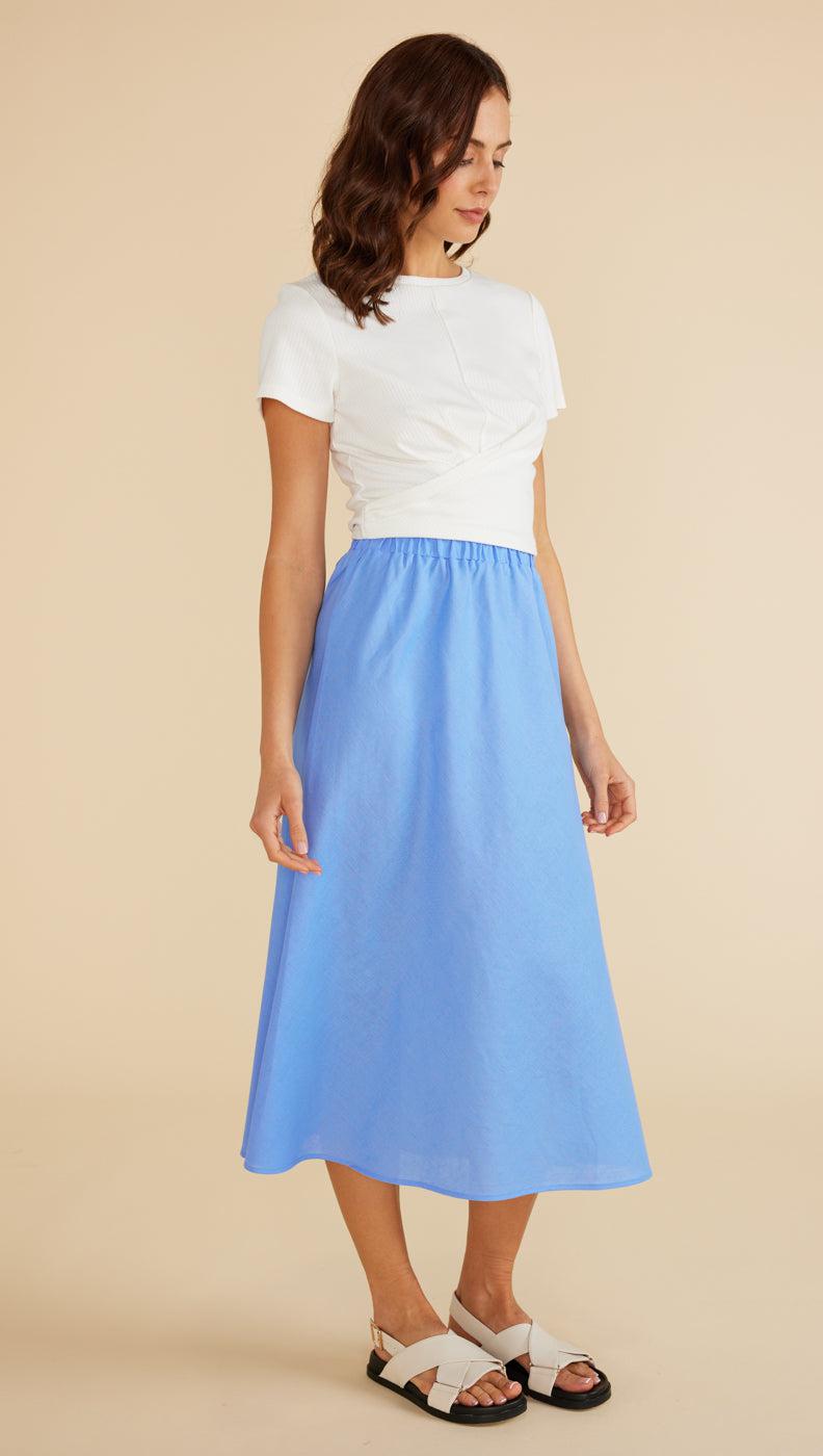 ARIA MIDI SKIRT-MINKPINK