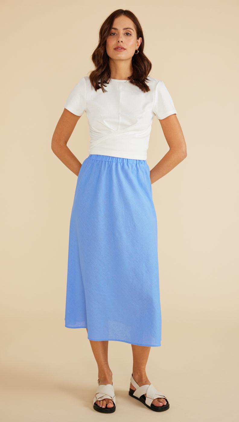 ARIA MIDI SKIRT-MINKPINK