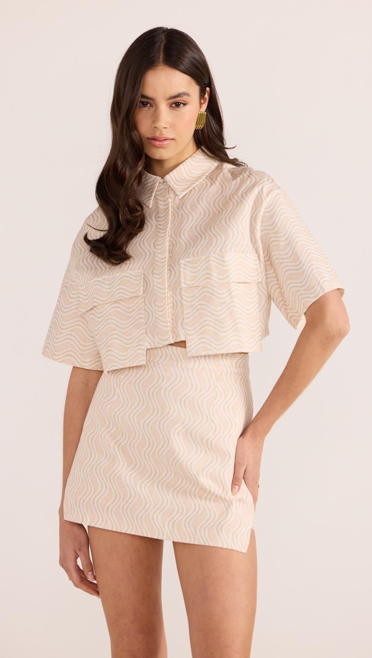 BONNIE POCKET CROP SHIRT-TOPS - SHORT SLEEVE-MINKPINK
