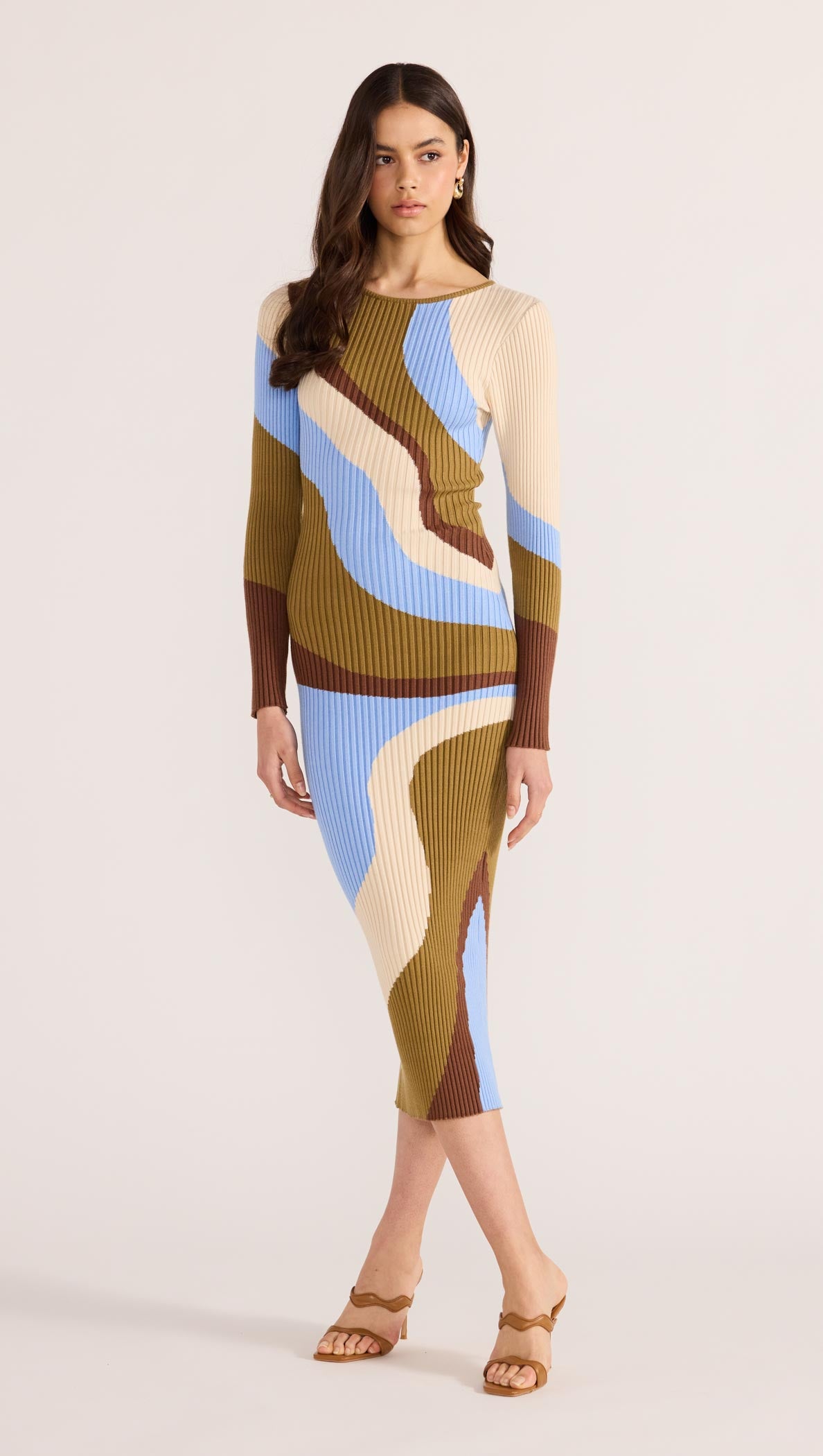 HANNA INTARSIA KNIT MIDI DRESS-DRESSES - MIDI-MINKPINK