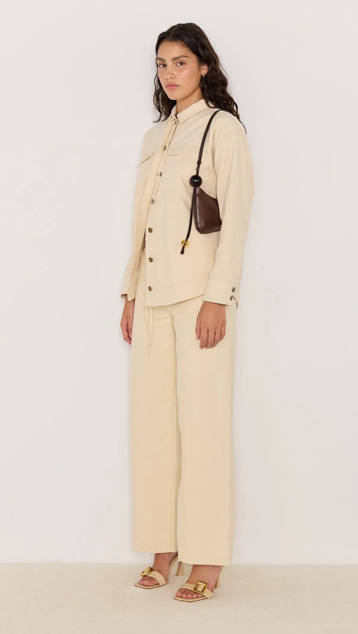 Jane Belted Drill Shacket-JACKETS-MINKPINK