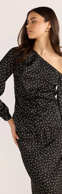 Jemma Polka Blouse-TOPS - LONG SLEEVE-MINKPINK