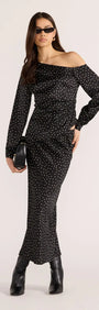 Jemma Polka Blouse-TOPS - LONG SLEEVE-MINKPINK