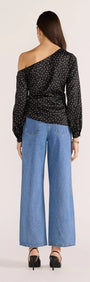 Jemma Polka Blouse-TOPS - LONG SLEEVE-MINKPINK