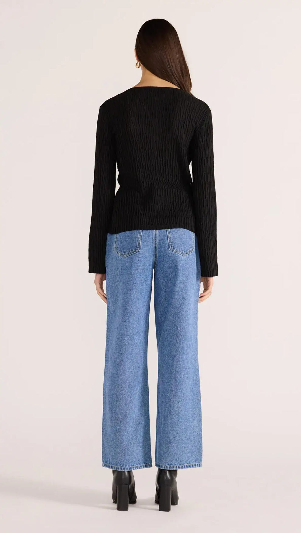 Johnna Button Knit Top-KNITWEAR - CARDIGANS-MINKPINK