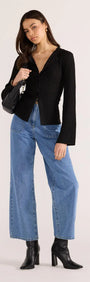 Johnna Button Knit Top-KNITWEAR - CARDIGANS-MINKPINK