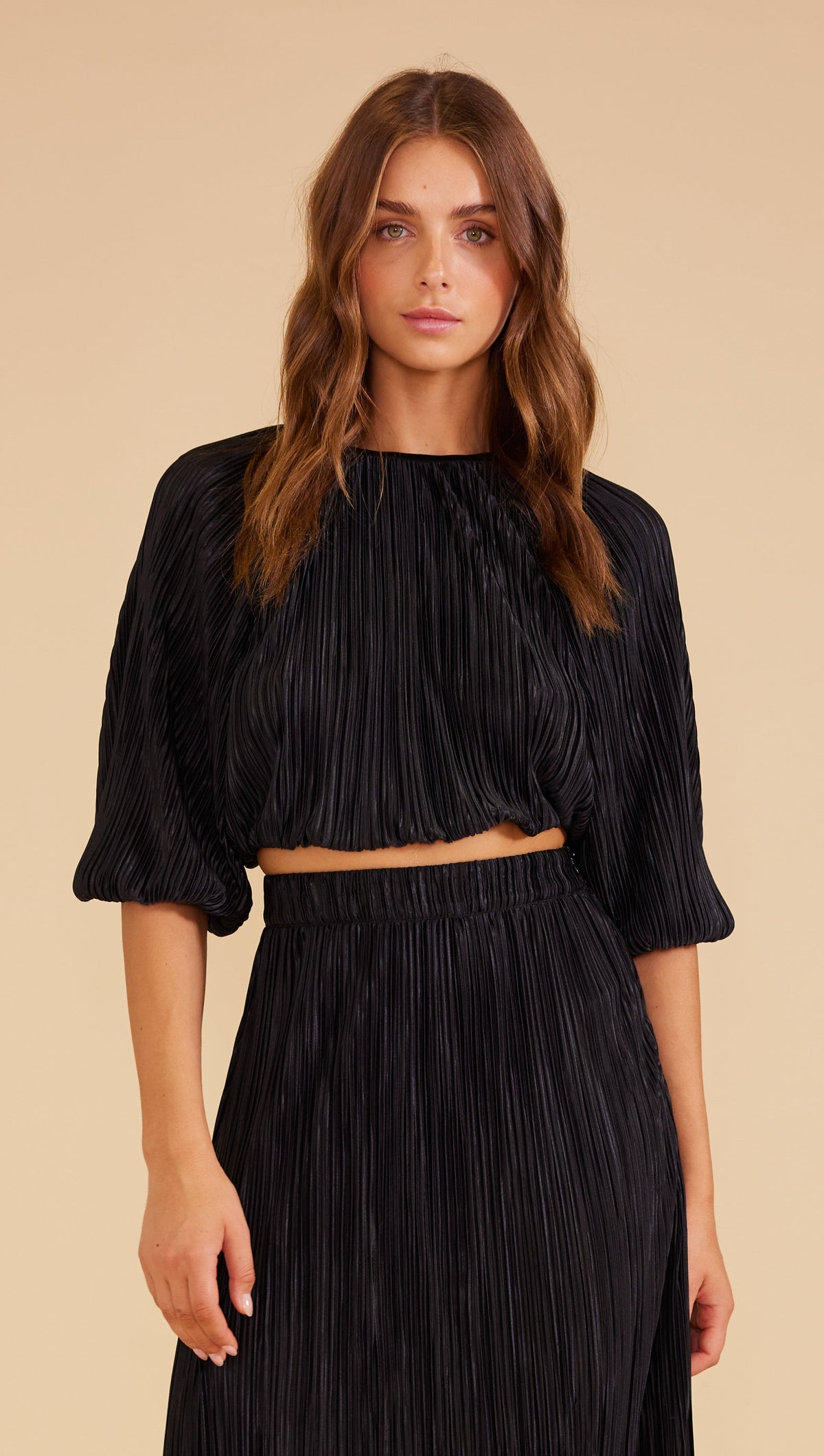 LIVIA PLISSE CROP TOP-TOPS-MINKPINK