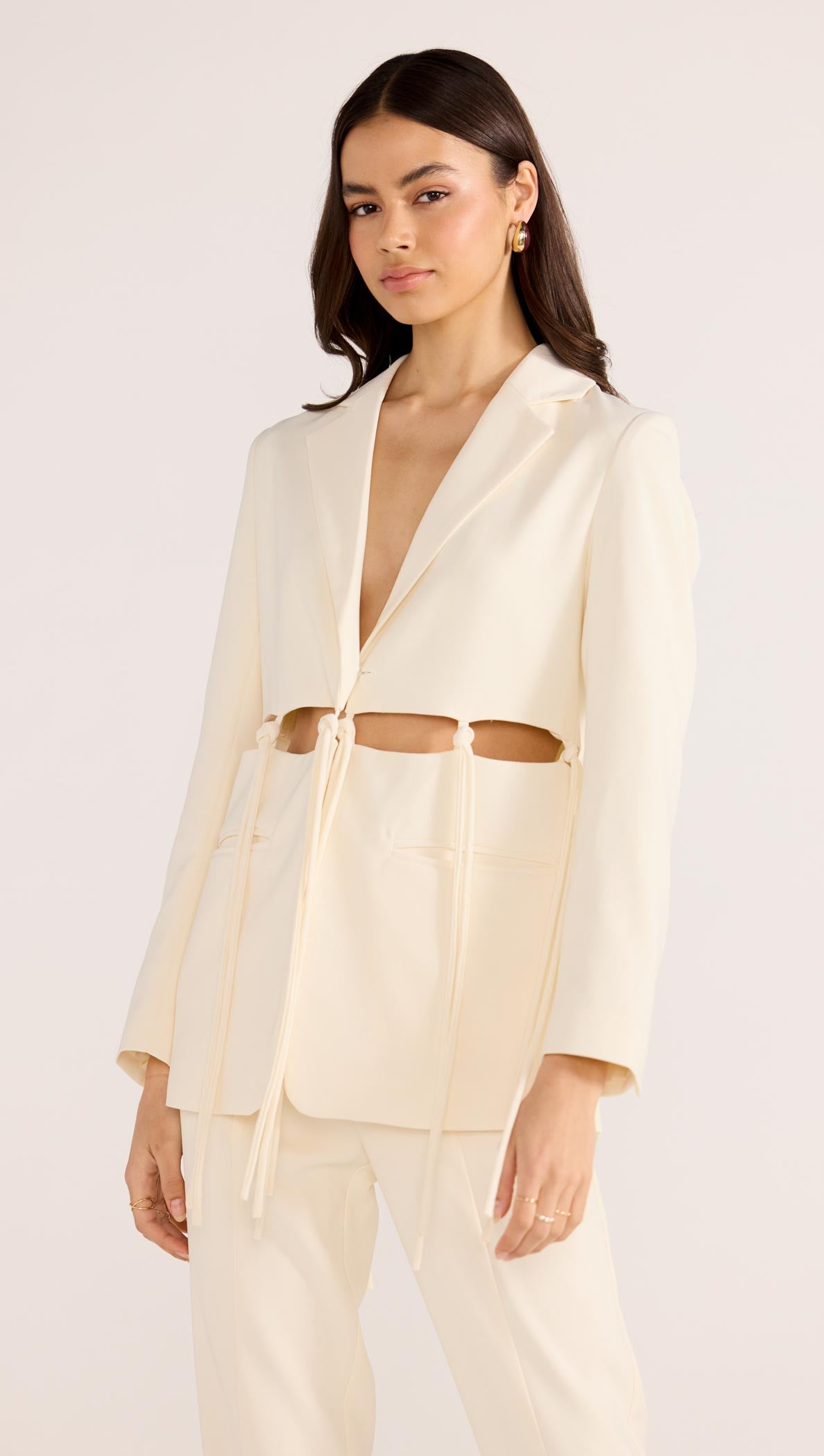 MAEVE TIE BLAZER-BLAZERS-MINKPINK