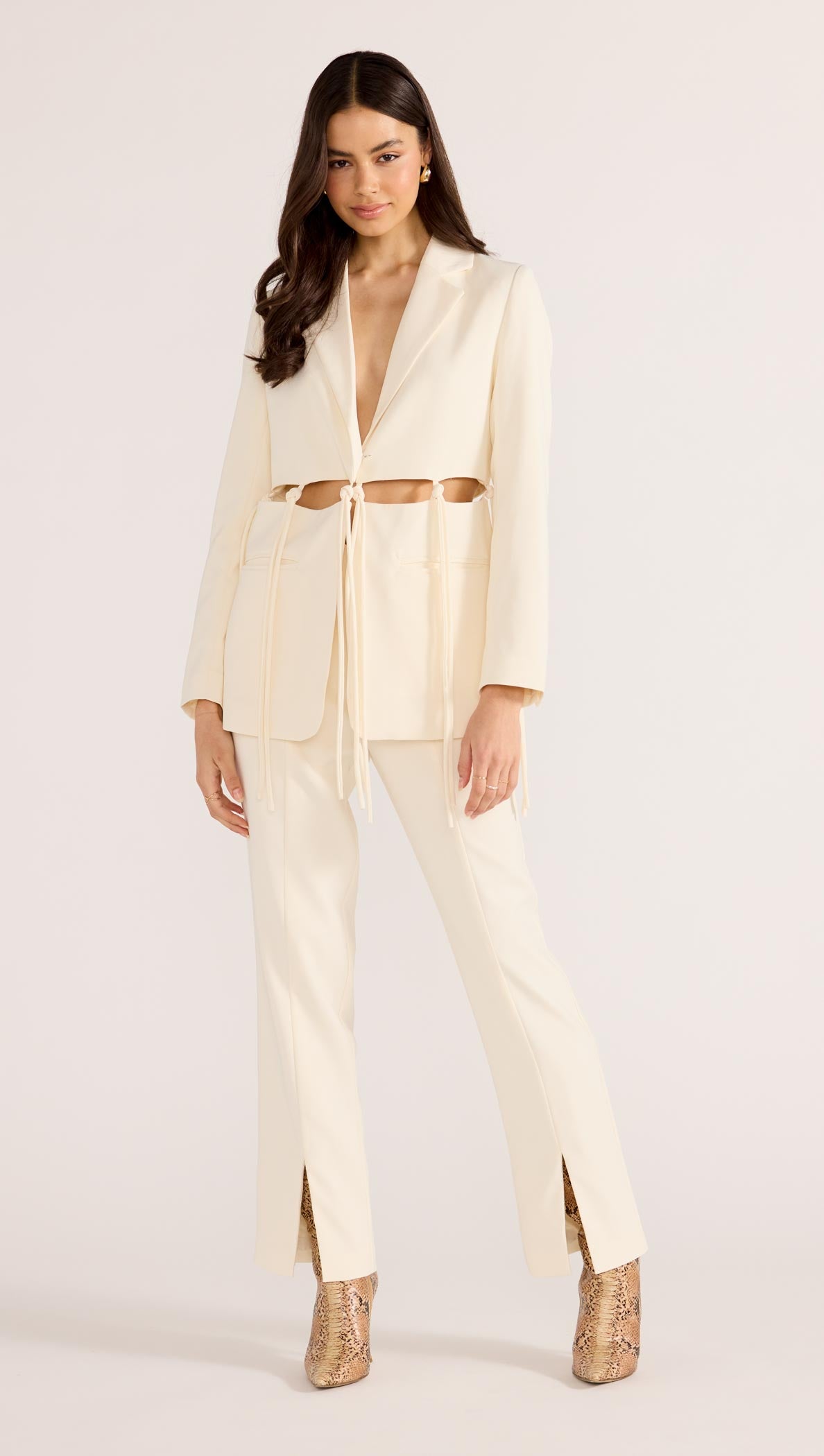 MAEVE TIE BLAZER-BLAZERS-MINKPINK