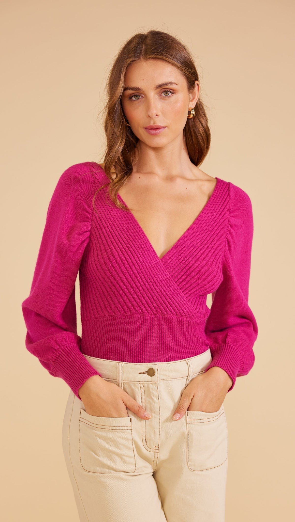 Maria Knit Top Pink