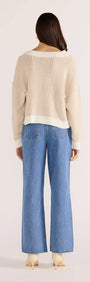 Megan V-Neck Sweater-KNITWEAR - JUMPERS-MINKPINK