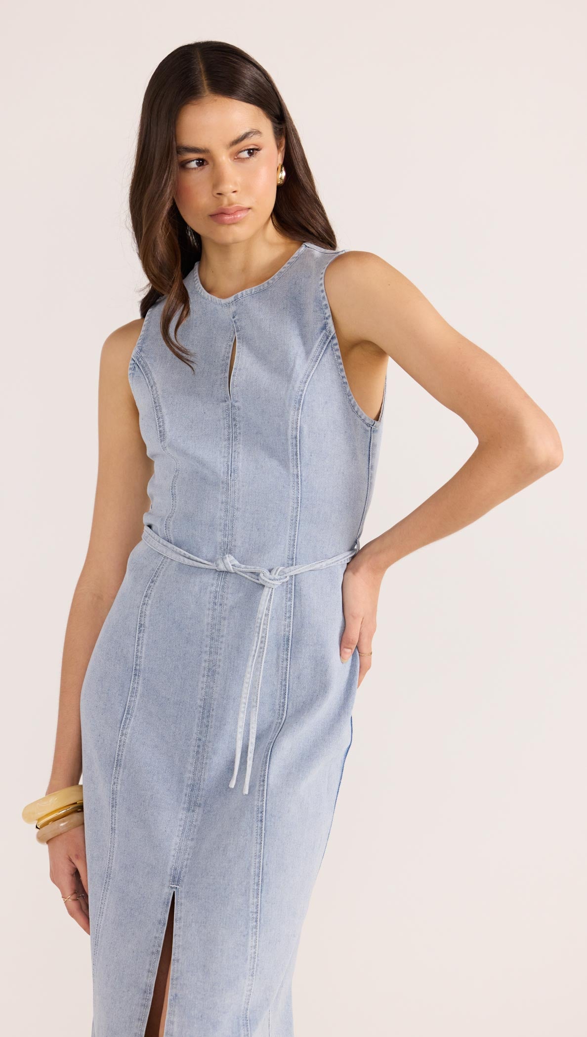 OLIVER DENIM MIDI DRESS-DRESSES - MIDI-MINKPINK