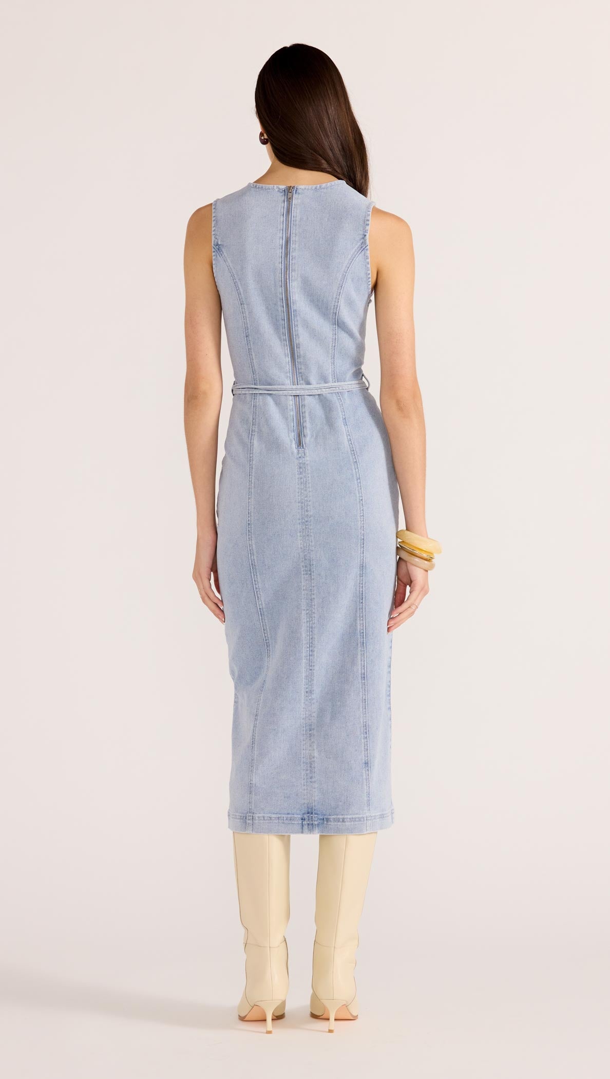 OLIVER DENIM MIDI DRESS-DRESSES - MIDI-MINKPINK