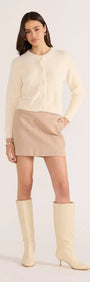 Rowan Fluffy Cardi-KNITWEAR - CARDIGANS-MINKPINK
