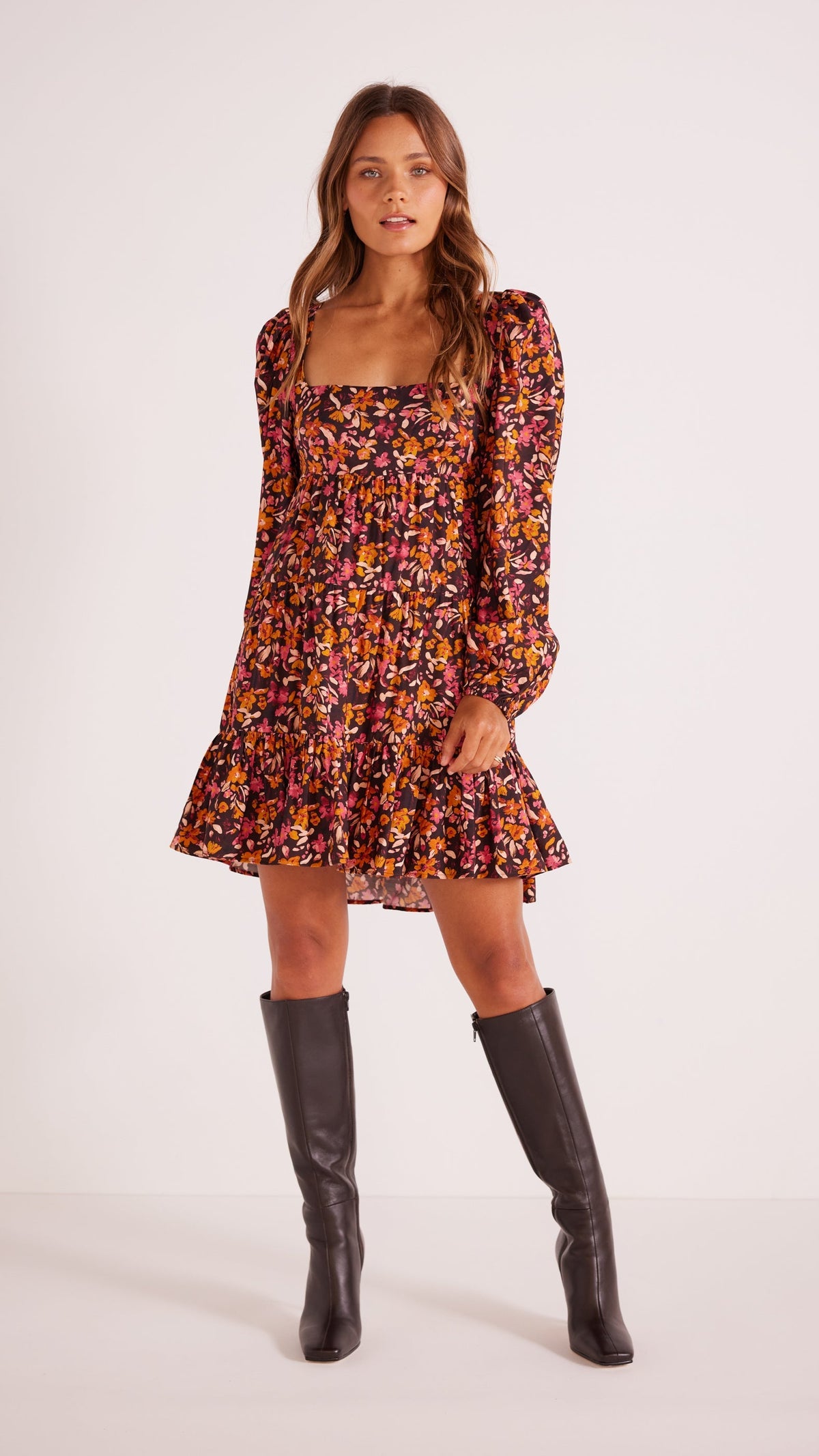SORRENTO TIE BACK MINI DRESS-DRESSES - MINI-MINKPINK
