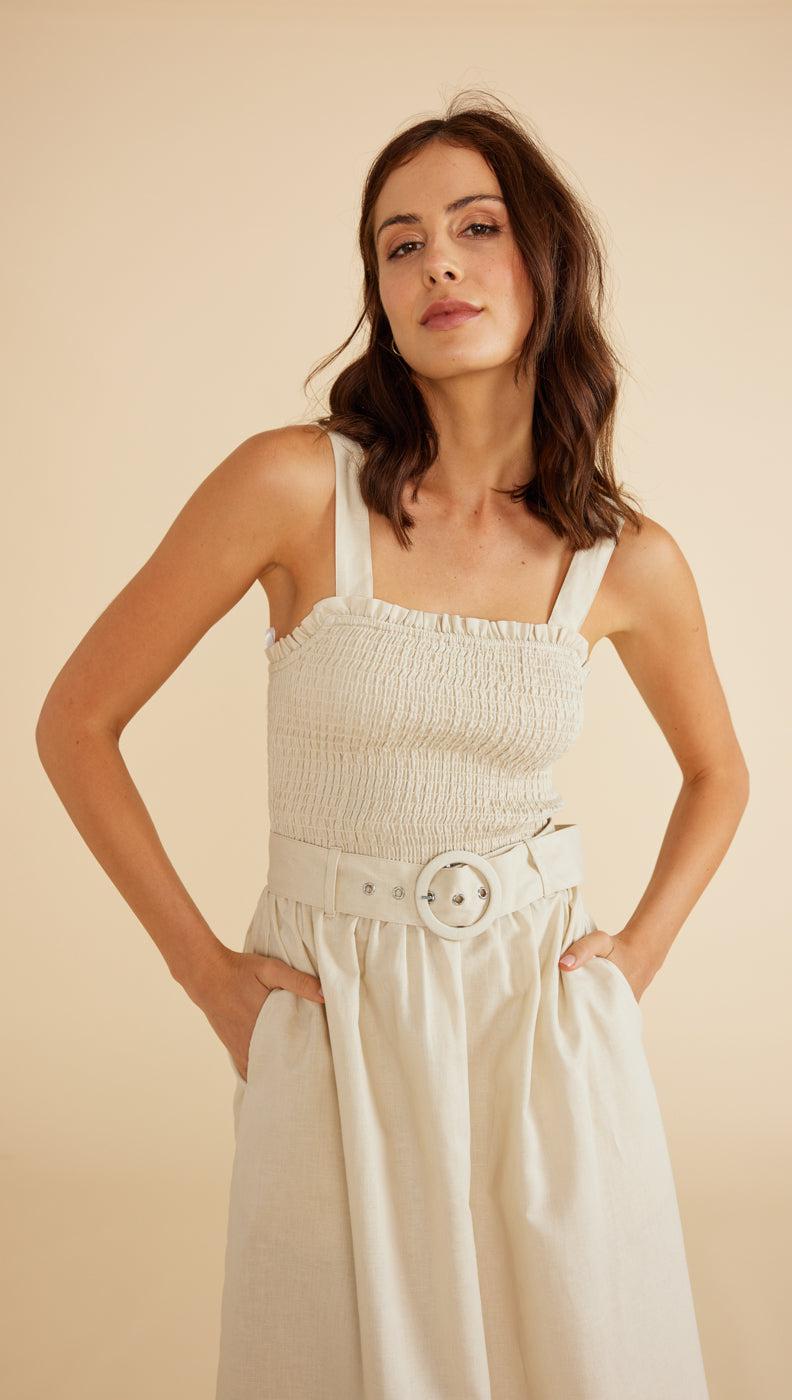 REMI BELTED SUNDRESS-MINKPINK