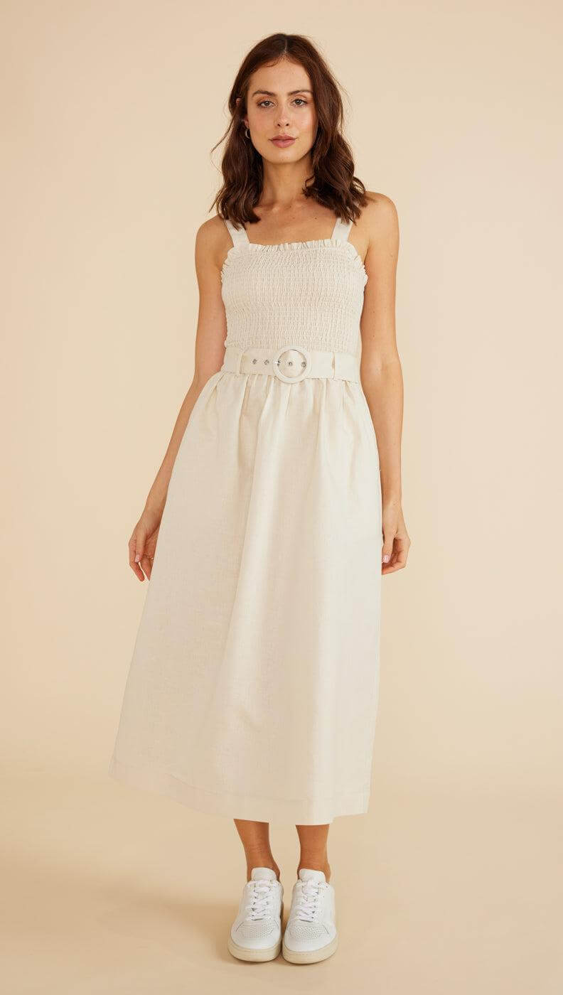 REMI BELTED SUNDRESS-MINKPINK